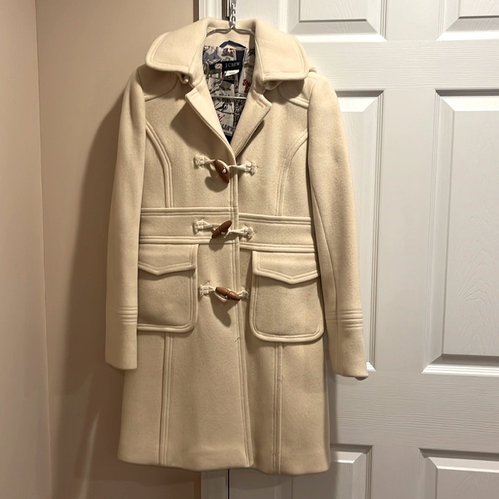 J.Crew vintage wool duffle coat